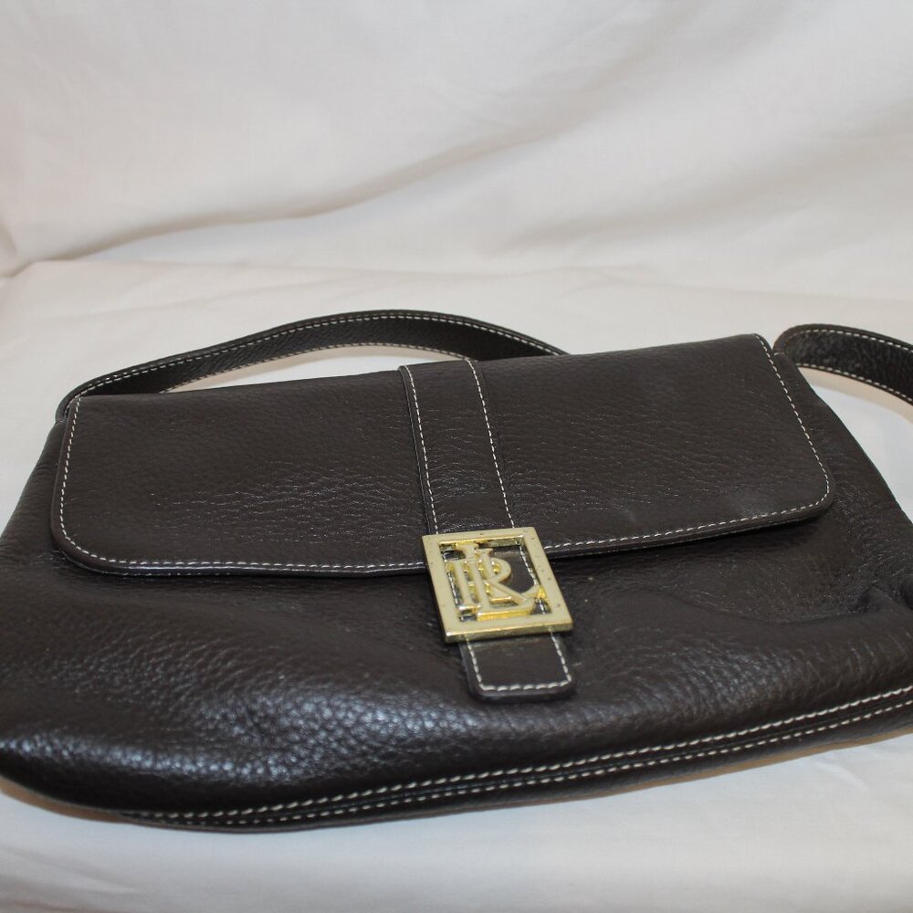 Small brown purse by Ralph Lauren